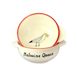 Bol breton Mouette "Malouine Queen" - Bol à oreilles Morgane Chouin