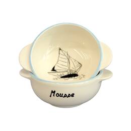 Bol breton Bateau "Mousse" - Bol à oreilles Morgane Chouin