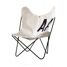 Fauteuil Airborne AA voile blanc et noir - Vent de Voyage X Airborne