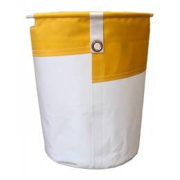 Corbeille à linge La Rochelle Blanc et Jaune