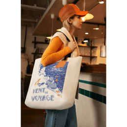 Sac Tote bag Voile | Collab Morgane Chouin x Vent de Voyage Solidor