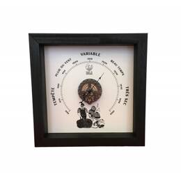 Baromètre Pêcheur Blanc et Noir