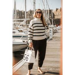 Sac à main voile numéro Bleu Marine n°56 Cube S