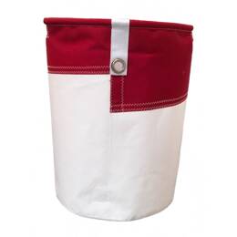 Corbeille à linge La Rochelle Blanc et Rouge