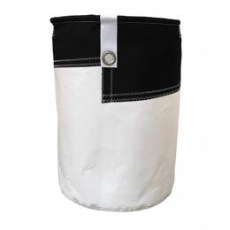 Corbeille à linge La Rochelle Blanc et Noir