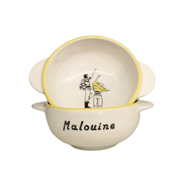 Bol breton Couple "Malouine" - Bol à oreilles Morgane Chouin