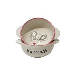 Bol breton Homards coeur "Ma Cocotte" - Bol à oreilles Morgane Chouin