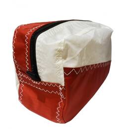 Trousse de toilette voile Rouge et Blanc Indiana
