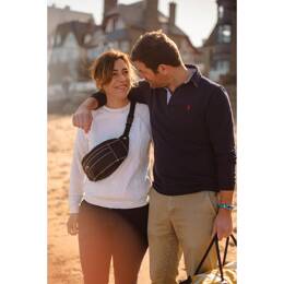 Sac Banane Voile de bateau noir Teahupoo