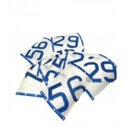 Set de table avec n° Bleu