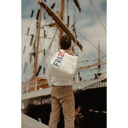 Sac à main recyclé Made in France FRA25 Cube L