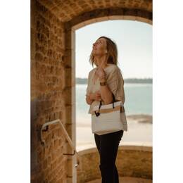 Sac à main voile blanche Grace Kelly