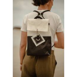 Sac à dos voile Trésor Noir et Blanc
