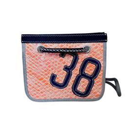 Sac à bandoulière Voile Orange numéro N°38 Bleu Marine Paris