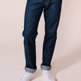 JEANS DROIT 101N ESSENTIEL coton bio superdenim bleu