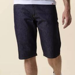 BERMUDA AJUSTE 173N coton bio superdenim flex indigo brut Homme