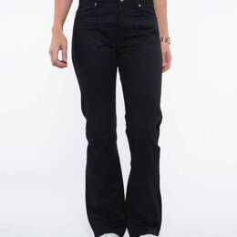 JEANS BOOTCUT 202N EVASE coton bio denimoriginal uni noir Femme