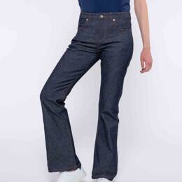 JEANS BOOTCUT 202N EVASE coton bio superdenim flex indigo brut