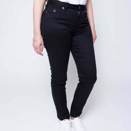 JEANS SLIM 7/8EME 204N FUSELE LA GENTLE FACTORY coton bio uni noir