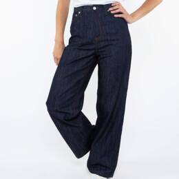 JEANS LARGE 206H 100 % coton bio superdenim indigo brut femme