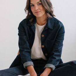 VESTE JEANS LAINE 603  superdenim indigo brut Femme