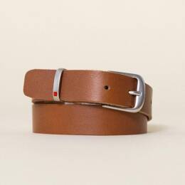 CEINTURE BOUCLE CARROND 821 cuir camel Unisexe