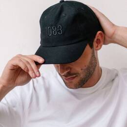 CASQUETTE 830 coton bio noir Unisexe