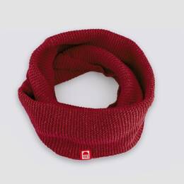 TOUR DE COU 844 coton recycle grenat Unisexe