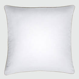 Taie d'oreiller en coton biologique GOTS, Blanc d'écume 64x64 cm