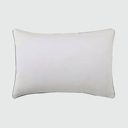 Taie d'oreiller unie en satin de coton, Brume 50x70 cm