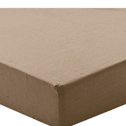 Drap-housse en lin, A Demain x Parti Pris Écorce 180x200 cm