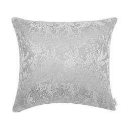 Taie d'oreiller en lin et soie Argent 65x65 cm