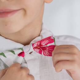 NOEUD PAPILLON KALANI - Rose