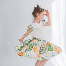 JUPE MOEATA - Orange