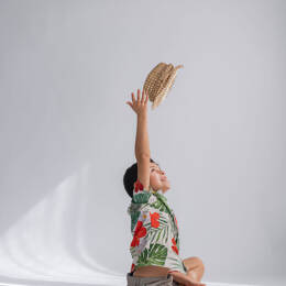 BERMUDA MANU’A - Rouge