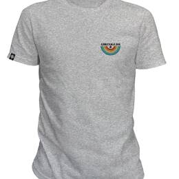 Rainbow - Teeshirt homme fabriqué en France en coton bio Gris chiné