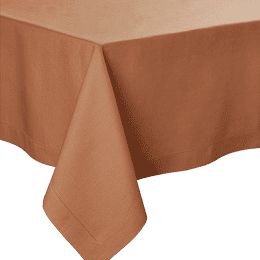 Nappe Florence en lin Cuivre 170x320 cm