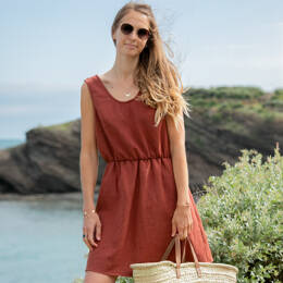 Robe Mathilde - sépia