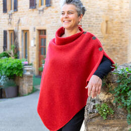 Poncho en laine - jaujac
