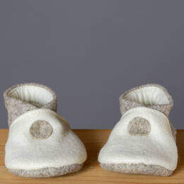 Chaussons en feutre pour bébés