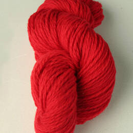 Fil à tricoter en laine - rouge - aiguille 5