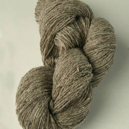 Fil à tricoter en laine - camel - aiguille 2.5