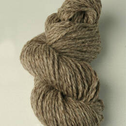 Fil à tricoter en laine - camel - aiguille 6