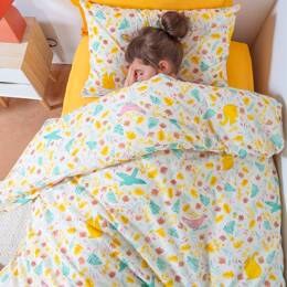 Housse de couette pour lit enfant en coton bio