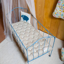 Matelas pour lit bébé en laine