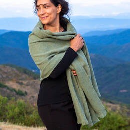 Châle tissé en laine