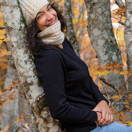 Snood torsades en laine