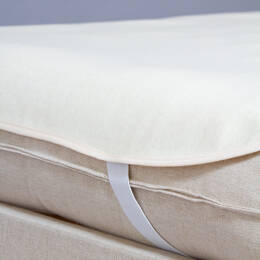 Protège matelas pour lit enfant en feutre de laine