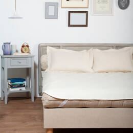 Protège matelas en feutre de laine