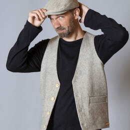 Gilet sans manche en laine fin de collection - ladreyt